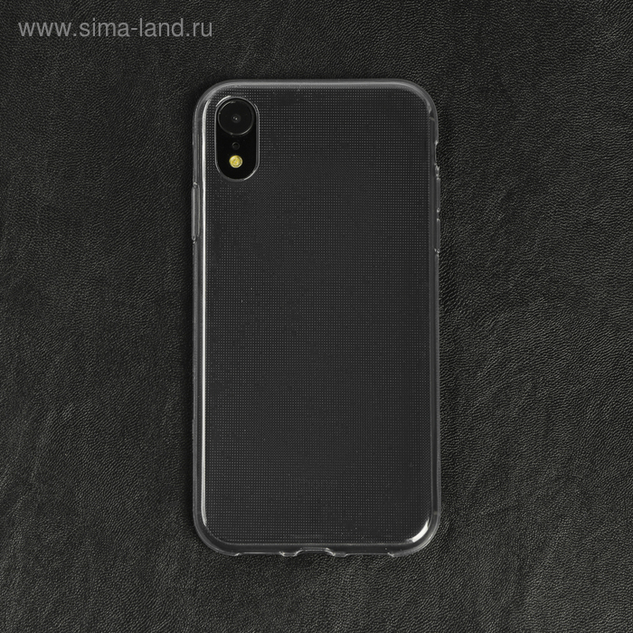 Чехол LuazON для iPhone XR, силиконовый, тонкий, прозрачный - Фото 1