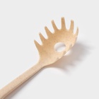 Ложка для спагетти Доляна «Беж», 28 см, бежевая - Фото 4