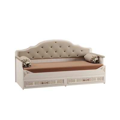 Кровать односпальная «Флоренция 11.07», 1990×841×1003 мм, цвет ясень анкор