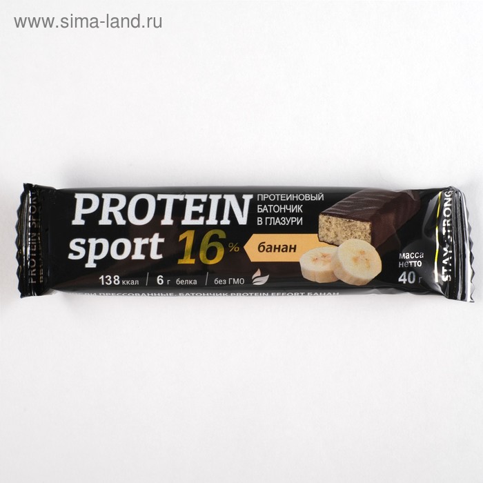 Батончик Protein sport, банан, 40 г - Фото 1