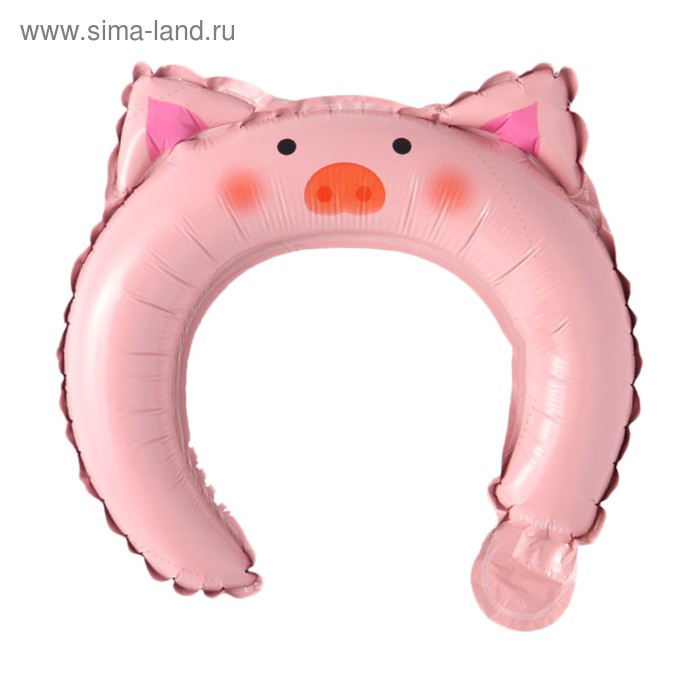 Надувной ободок «Поросёнок» - Фото 1