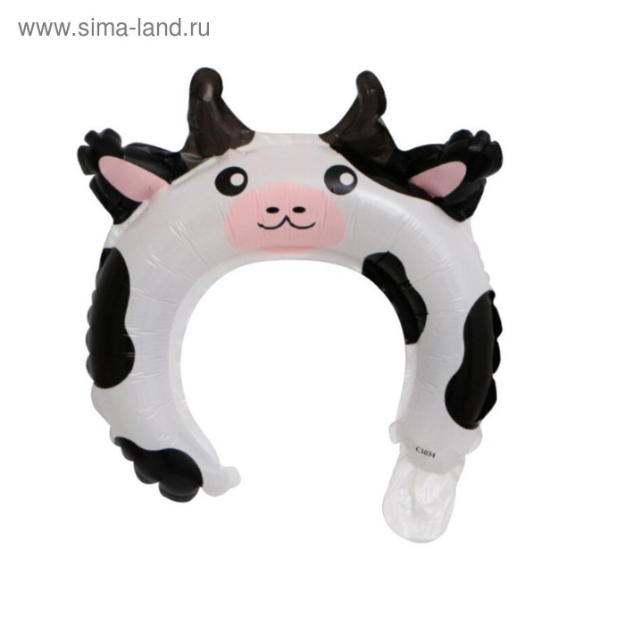 Надувной ободок «Коровка» - Фото 1