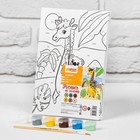 Картина по номерам для детей на подрамнике «Жираф с коалой», 21 х 15 см - Фото 4