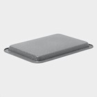 Противень Доляна «Элин Мрамор. Прямоугольник», 33×23×2 см, антипригарное покрытие, серый - Фото 4