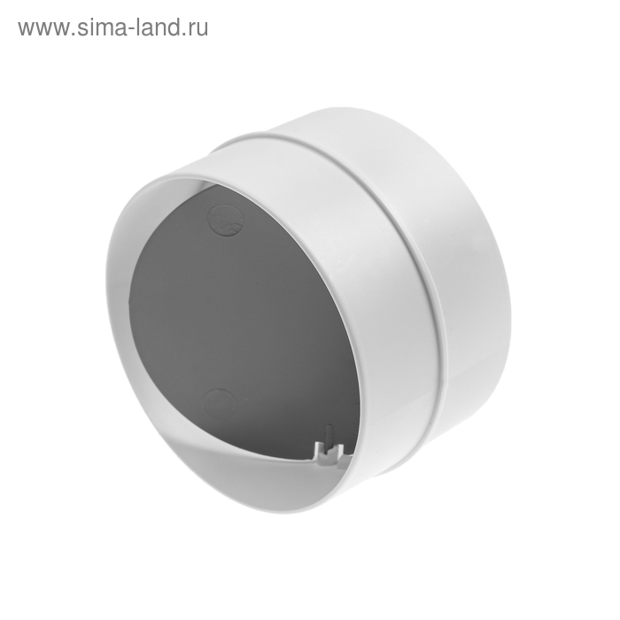 Соединитель круглых каналов VENTS, d=100 мм, с обратным клапаном - Фото 1