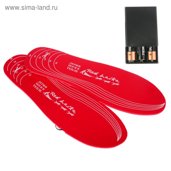 Стельки с подогревом на батарейках RL-ST-AA, 36-46 - Фото 1