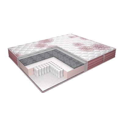 Матрас «Этель. Flowers Soft Независимые пружины», размер 160×190 см, высота 18 см, трикотаж