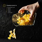 Банка стеклянная для сыпучих продуктов с бамбуковой крышкой «Эко. Трапеция», 850 мл, 9,5×13 см - Фото 3