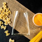 Банка стеклянная для сыпучих продуктов с бамбуковой крышкой «Эко. Трапеция», 10×15 см - Фото 6