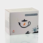 Заварочный чайник «Эко. Бабл», 800 мл, 22×12.5×15 см, с бамбуковой крышкой, металлический фильтр, стекло, прозрачный - Фото 7