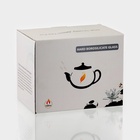 Заварочный чайник «Эко. Бабл», 1.5 л, 26.5×14×16.5 см, с бамбуковой крышкой, металлический фильтр, стекло, прозрачный - Фото 7