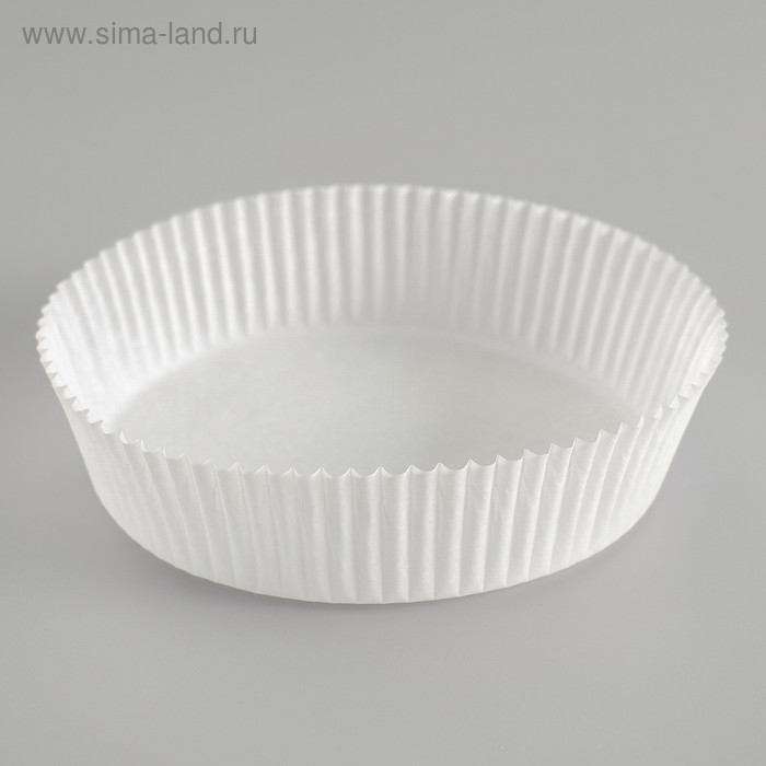 Форма для выпечки белая, 9×2.5 см - Фото 1