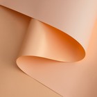 Пленка двухсторонняя «Бархат», абрикосовый, 0,5 х 10 м - Фото 1