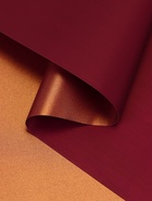 Плёнка для цветов, перламутровая «Бархат», бордовый - золото, 0.5×10 м - Фото 2