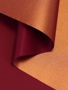 Плёнка для цветов, перламутровая «Бархат», бордовый - золото, 0.5×10 м - Фото 1