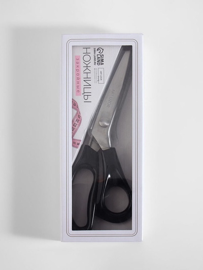 Ножницы «Зигзаг», 9.5", 23 см, шаг - 3 мм, чёрные