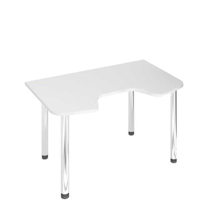 Стол СКЛ-Игр140МО, 1400 × 900 × 770 мм, цвет белый жемчуг