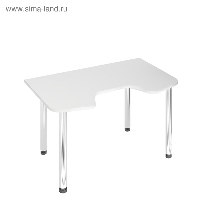 Стол СКЛ-Игр140МО, 1400 × 900 × 770 мм, цвет белый жемчуг - Фото 1