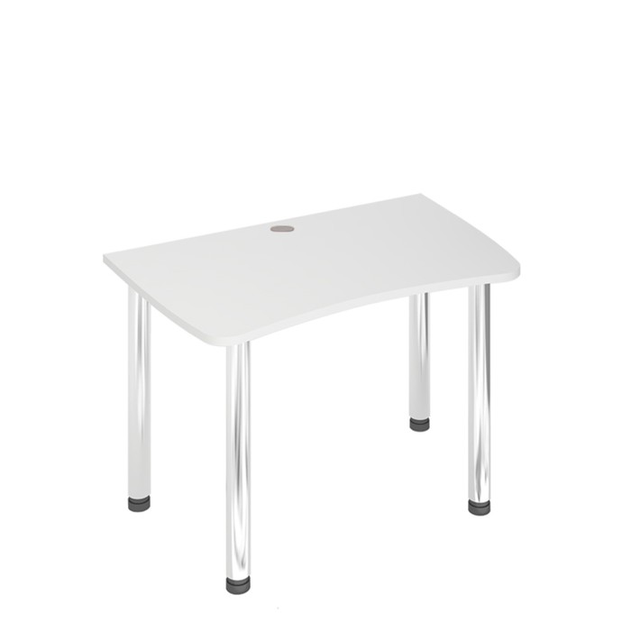 Стол СКЛ-Софт120МО, 1200 × 750 × 770 мм, цвет белый жемчуг - Фото 1
