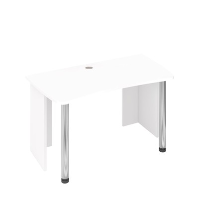 Стол СКЛ-Софт140, 1400 × 750 × 770 мм, цвет белый жемчуг