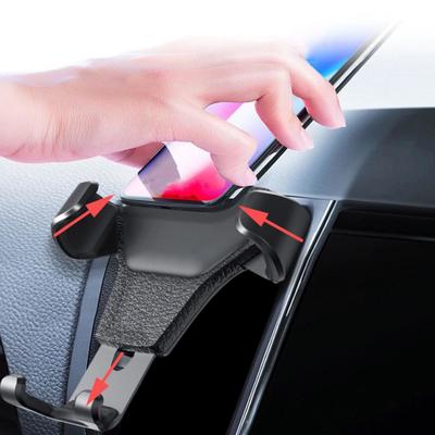 Держатель для телефона в машину Cartage, в дефлектор, самозажимной, 6-9.5 см