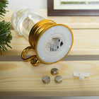 Светодиодная фигура «Золотистая свеча» 7 × 15 × 7 см, пластик, батарейки AG13х3, свечение тёплое белое, УЦЕНКА - Фото 4