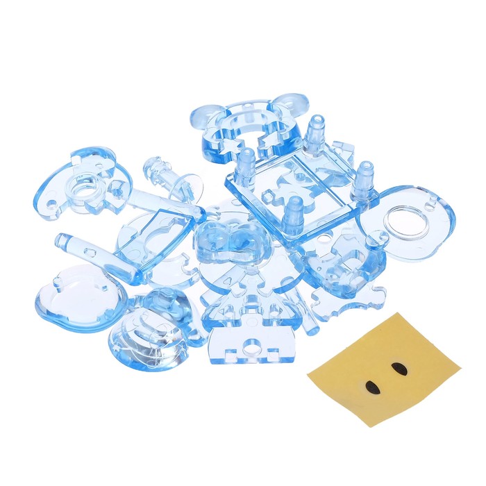 3D пазл «Мышка», кристаллический, 14 деталей, цвета МИКС - фото 1887909451
