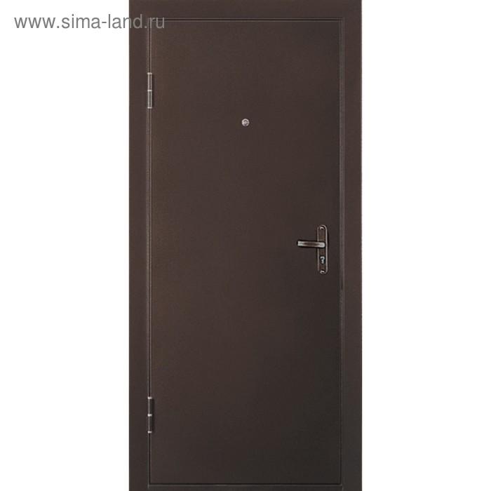 Дверь входная «ДОРЭКО 1», 2050 × 950 мм, левая, цвет итальянский орех / антик медь - Фото 1