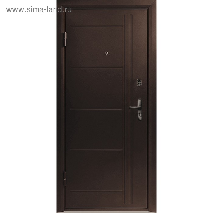 Входная дверь «ДОРЭКО 3», 2066 × 880 мм, правая, цвет белёный дуб / антик медь - Фото 1