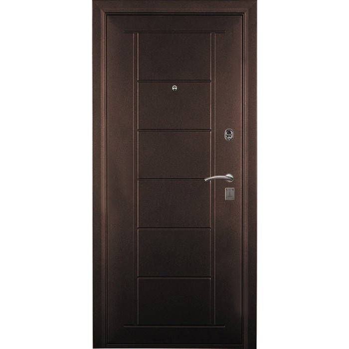 Дверь входная «ДОРЭКО 5», 2066 × 880 мм, правая, цвет антик медь