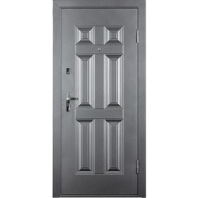 Дверь входная «ДОРЭКО 6», 2050 x 880 левая, цвет антик серебряный