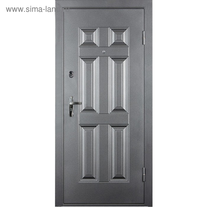 Входная дверь «ДОРЭКО 6», 2050 × 880 левая, цвет антик серебряный - Фото 1