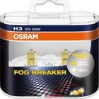 Лампа автомобильная Osram Fog Breaker +60%, H3, 12 В, 55 Вт, набор 2 шт, 62151FBR-HCB 4665131 - фото 4525301