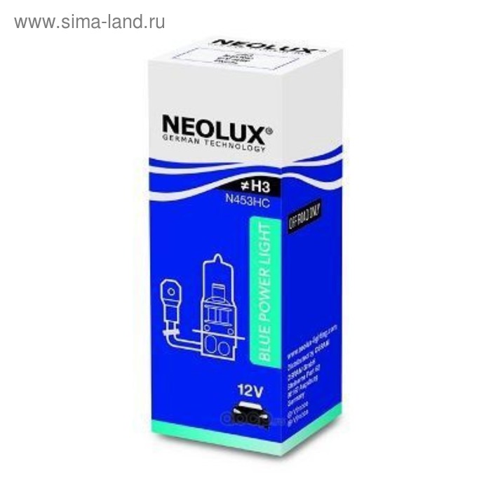 Лампа автомобильная NEOLUX, H3, 12 В, 80 Вт, N453HC - Фото 1
