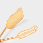 Щипцы для подачи «Рахат золото», h=22 см, металл, золотистые - Фото 3