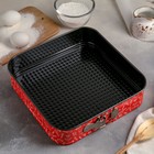 Набор форм для выпечки разъёмных Доляна «Поварёнок», 3 шт: d=28/26/24 см, антипригарное покрытие - Фото 5