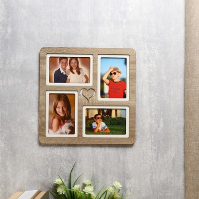 Фоторамка-коллаж на 4 фото 10×15 см Charlotte, (пластиковый экран)