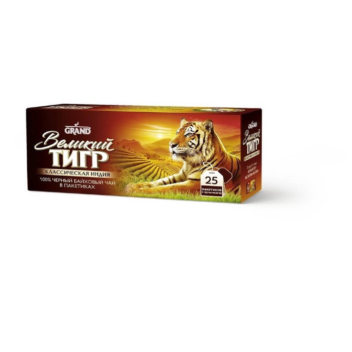 Чай Гранд «Великий тигр», с/я 25×1.5 г - Фото 1