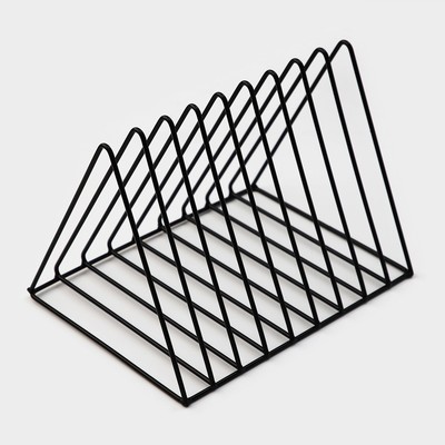 Подставка под разделочные доски Доляна «Лофт», 26×18×21, чёрная