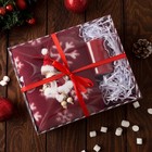 Подарочный набор: плед "Снежинки" 150*130см +свеча, п/э - Фото 3