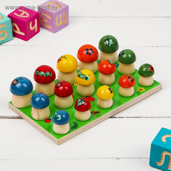 Счётный материал «Грибы на поляне», 15 шт. - Фото 1