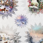 Декупажная карта "Снежинки" формат А4, плотность  45г/м20 (комплект 5 шт) - фото 26307226