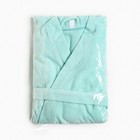 Халат махровый Экономь и Я женский, размер 42-44 цвет нежно-бирюзовый, 100% хлопок, 320 г/м² - Фото 12