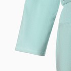 Халат махровый Экономь и Я женский, размер 42-44 цвет нежно-бирюзовый, 100% хлопок, 320 г/м² - Фото 8