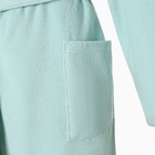 Халат махровый Экономь и Я женский, размер 42-44 цвет нежно-бирюзовый, 100% хлопок, 320 г/м² - Фото 10