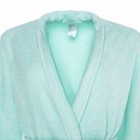 Халат махровый Экономь и Я женский, размер 50-52 цвет нежно-бирюзовый, 100% хлопок, 320 г/м² - Фото 7