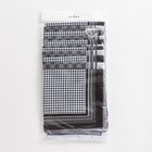 Платки носовые мужские «Этель», 30×30 см, набор 12 шт., чёрные, рисунок МИКС, хлопок 100% - Фото 10