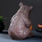 Копилка "Медведь с бочонком" 27х24х28см - Фото 6