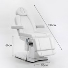 Косметологическое кресло SD-3708A, 4 мотора, цвет белый - фото 298244659