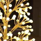 Светодиодное дерево «Шарики» 1.5 м, 360 LED, постоянное свечение, 220 В, свечение тёплое белое - фото 9191461